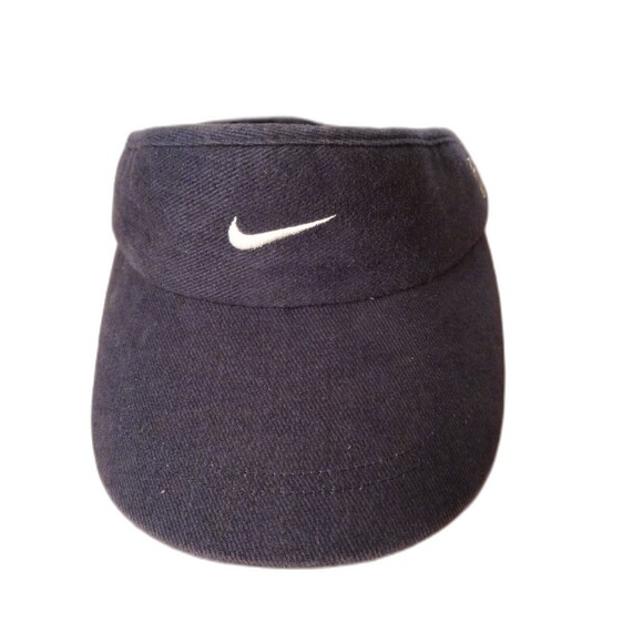 Nike Golf Visor Hat Navy Blue Adjustable Cap - Denim Look, Lightweight & Stylish - Picture 1 of 6